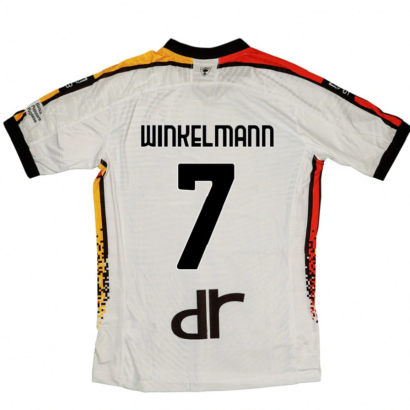 Danxen Kinderen Till Winkelmann #7 Wit Zwart Uitshirt Uittenue 2024/25 T-Shirt