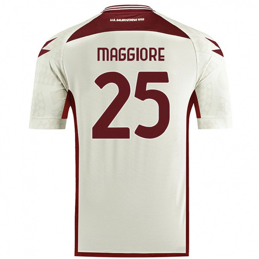 Danxen Kinderen Giulio Maggiore #25 Crèmekleur Uitshirt Uittenue 2024/25 T-Shirt