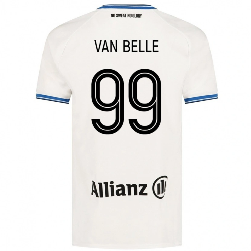 Danxen Kinderen Lyndsey Van Belle #99 Wit Uitshirt Uittenue 2024/25 T-Shirt