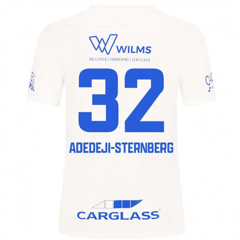 Danxen Kinderen Noah Adedeji-Sternberg #32 Wit Uitshirt Uittenue 2024/25 T-Shirt