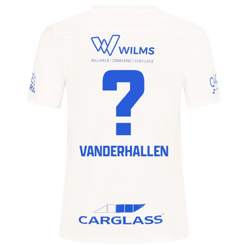 Danxen Kinderen Yari Vanderhallen #0 Wit Uitshirt Uittenue 2024/25 T-Shirt