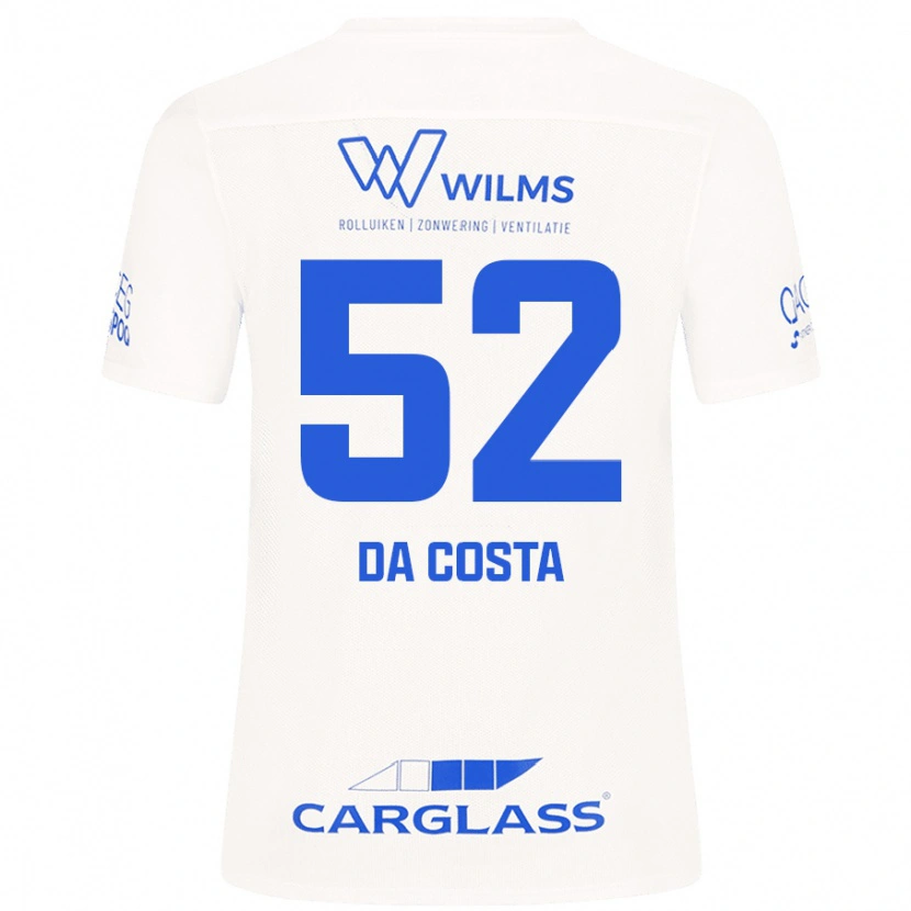 Danxen Kinderen Wilson Da Costa #52 Wit Uitshirt Uittenue 2024/25 T-Shirt