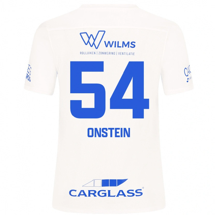 Danxen Kinderen Juwensley Onstein #54 Wit Uitshirt Uittenue 2024/25 T-Shirt