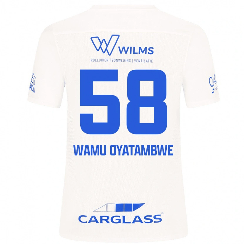 Danxen Kinderen Matthias Wamu Oyatambwe #58 Wit Uitshirt Uittenue 2024/25 T-Shirt