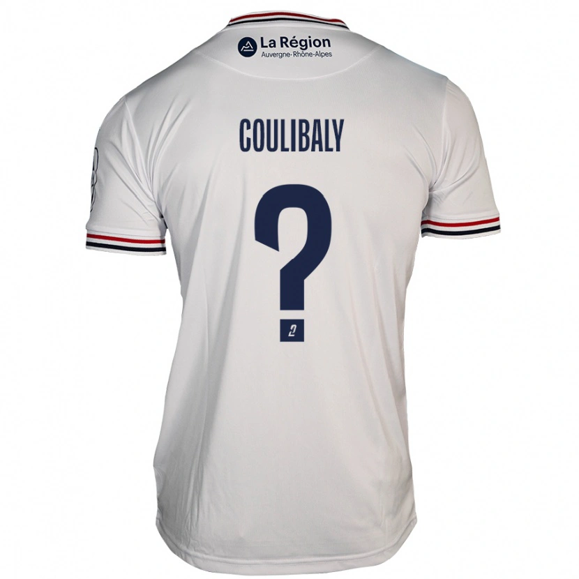 Danxen Kinderen Ibrahim Coulibaly #0 Wit Uitshirt Uittenue 2024/25 T-Shirt