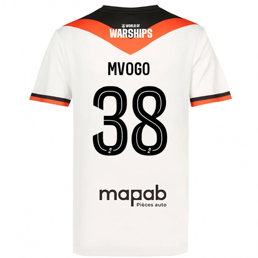 Danxen Kinderen Yvon Mvogo #38 Wit Uitshirt Uittenue 2024/25 T-Shirt