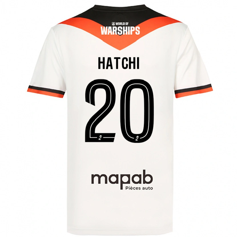 Danxen Kinderen Jérémy Hatchi #20 Wit Uitshirt Uittenue 2024/25 T-Shirt