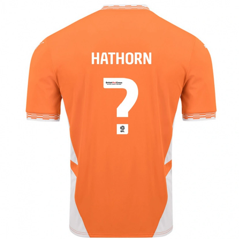 Danxen Heren Erin Hathorn #0 Oranje Wit Thuisshirt Thuistenue 2024/25 T-Shirt