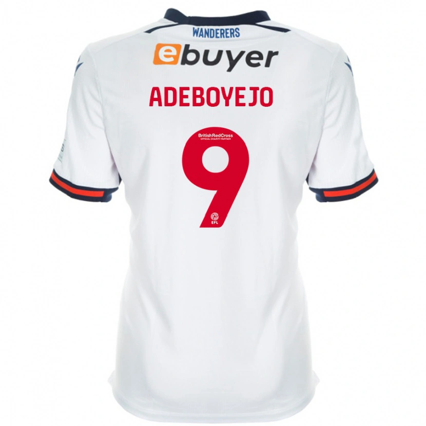 Danxen Heren Victor Adeboyejo #9 Wit Thuisshirt Thuistenue 2024/25 T-Shirt