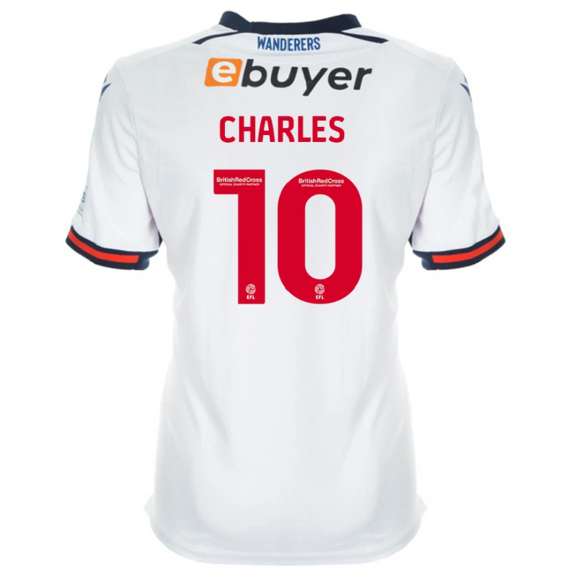 Danxen Heren Dion Charles #10 Wit Thuisshirt Thuistenue 2024/25 T-Shirt