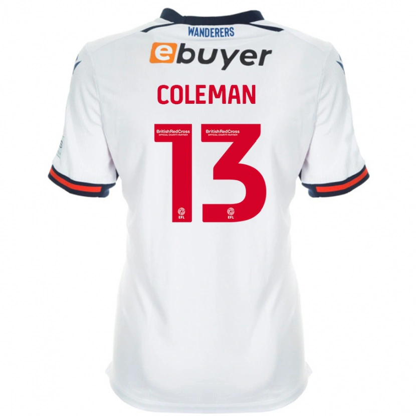 Danxen Heren Joel Coleman #13 Wit Thuisshirt Thuistenue 2024/25 T-Shirt