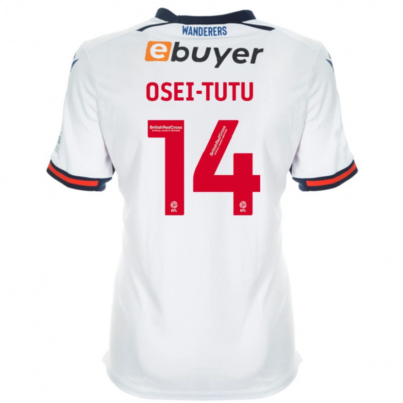 Danxen Heren Jordi Osei-Tutu #14 Wit Thuisshirt Thuistenue 2024/25 T-Shirt