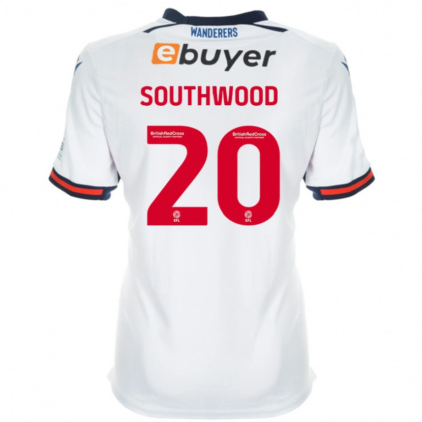 Danxen Heren Luke Southwood #20 Wit Thuisshirt Thuistenue 2024/25 T-Shirt