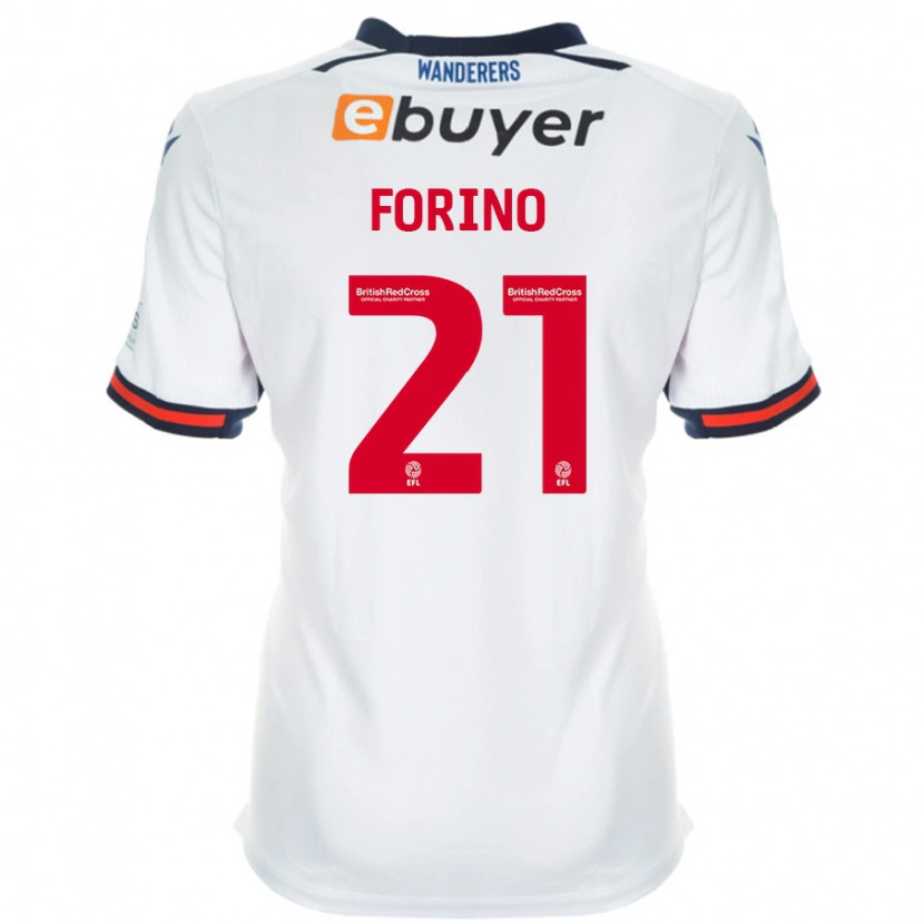 Danxen Heren Chris Forino #21 Wit Thuisshirt Thuistenue 2024/25 T-Shirt