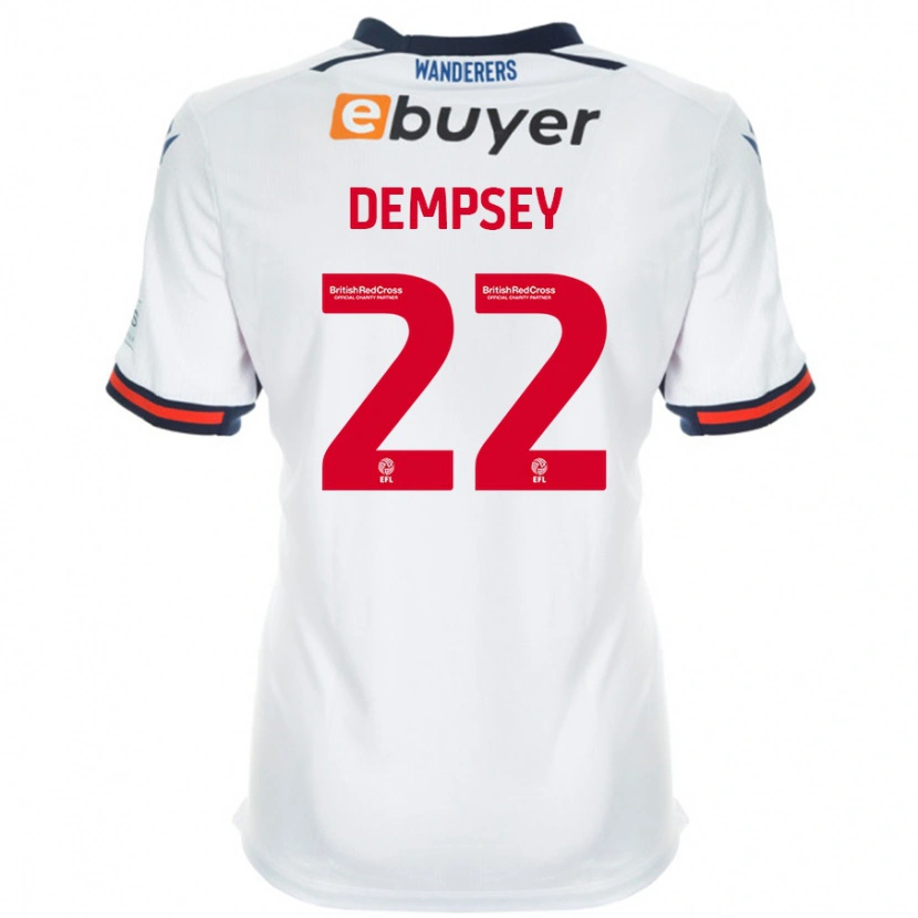 Danxen Heren Kyle Dempsey #22 Wit Thuisshirt Thuistenue 2024/25 T-Shirt