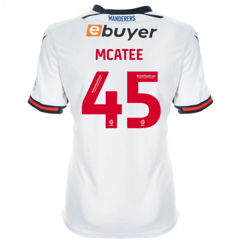 Danxen Heren John Mcatee #45 Wit Thuisshirt Thuistenue 2024/25 T-Shirt