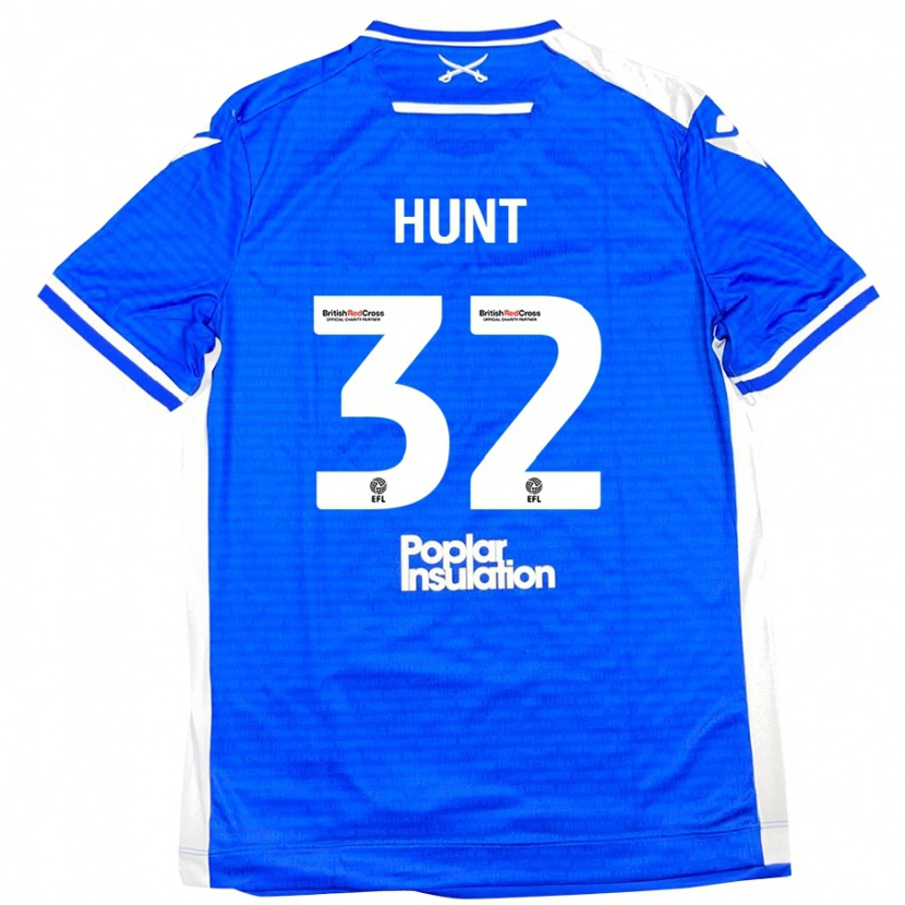 Danxen Heren Jack Hunt #32 Blauw Wit Thuisshirt Thuistenue 2024/25 T-Shirt