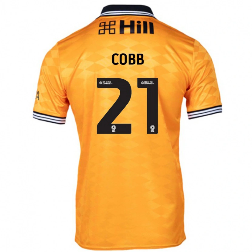 Danxen Heren Serena Cobb #21 Oranje Thuisshirt Thuistenue 2024/25 T-Shirt