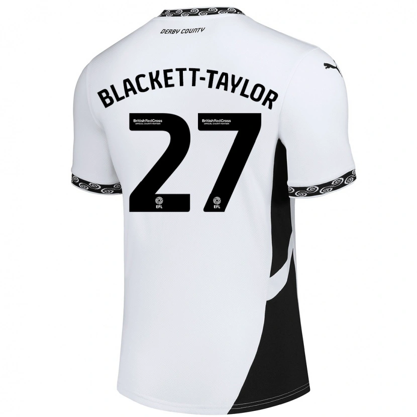 Danxen Heren Corey Blackett-Taylor #27 Wit Zwart Thuisshirt Thuistenue 2024/25 T-Shirt