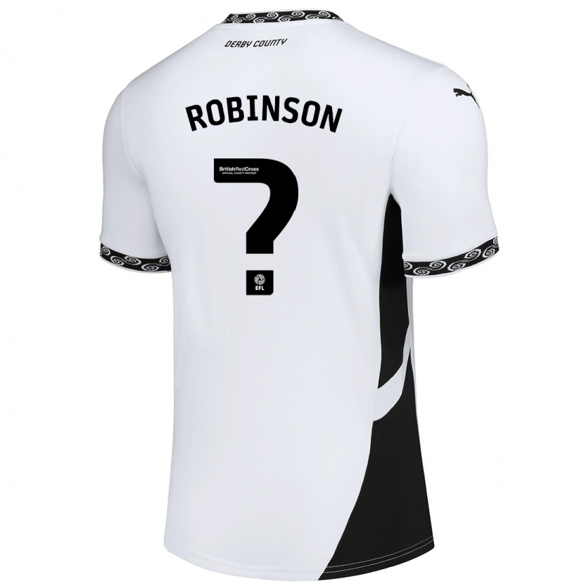 Danxen Heren Keilen Robinson #0 Wit Zwart Thuisshirt Thuistenue 2024/25 T-Shirt