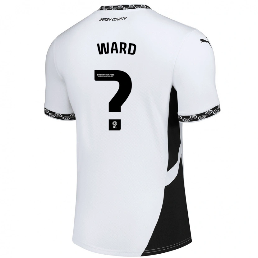 Danxen Heren James Ward #0 Wit Zwart Thuisshirt Thuistenue 2024/25 T-Shirt