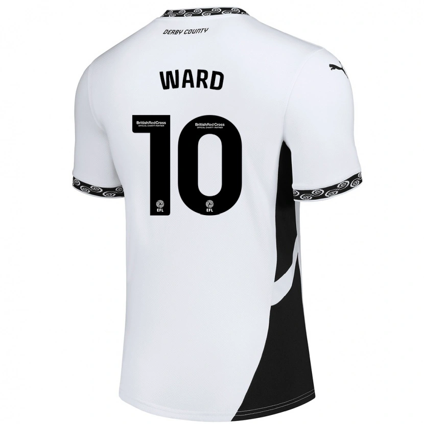 Danxen Heren Hannah Ward #10 Wit Zwart Thuisshirt Thuistenue 2024/25 T-Shirt