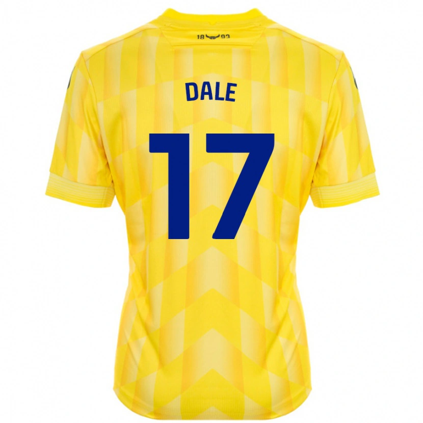 Danxen Heren Owen Dale #17 Geel Thuisshirt Thuistenue 2024/25 T-Shirt