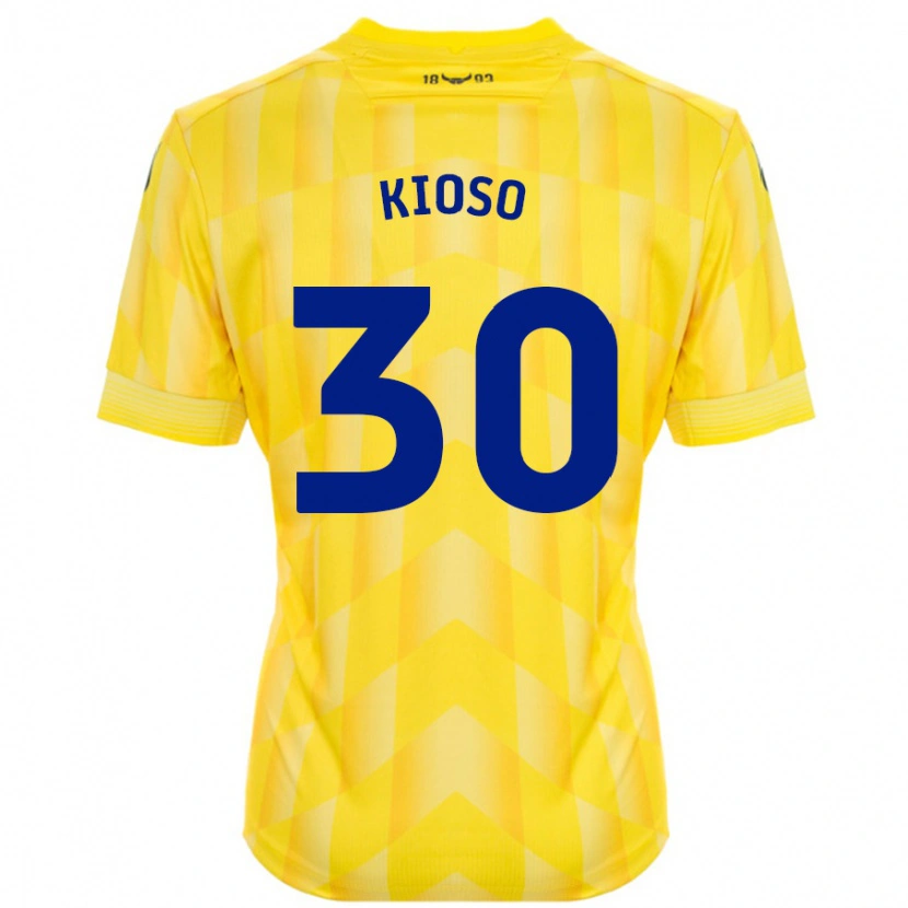 Danxen Heren Peter Kioso #30 Geel Thuisshirt Thuistenue 2024/25 T-Shirt