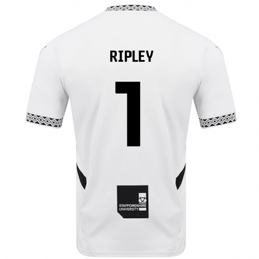 Danxen Heren Connor Ripley #1 Wit Thuisshirt Thuistenue 2024/25 T-Shirt