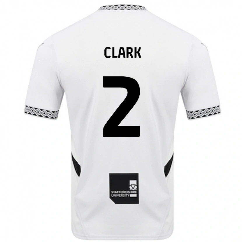 Danxen Heren Mitch Clark #2 Wit Thuisshirt Thuistenue 2024/25 T-Shirt