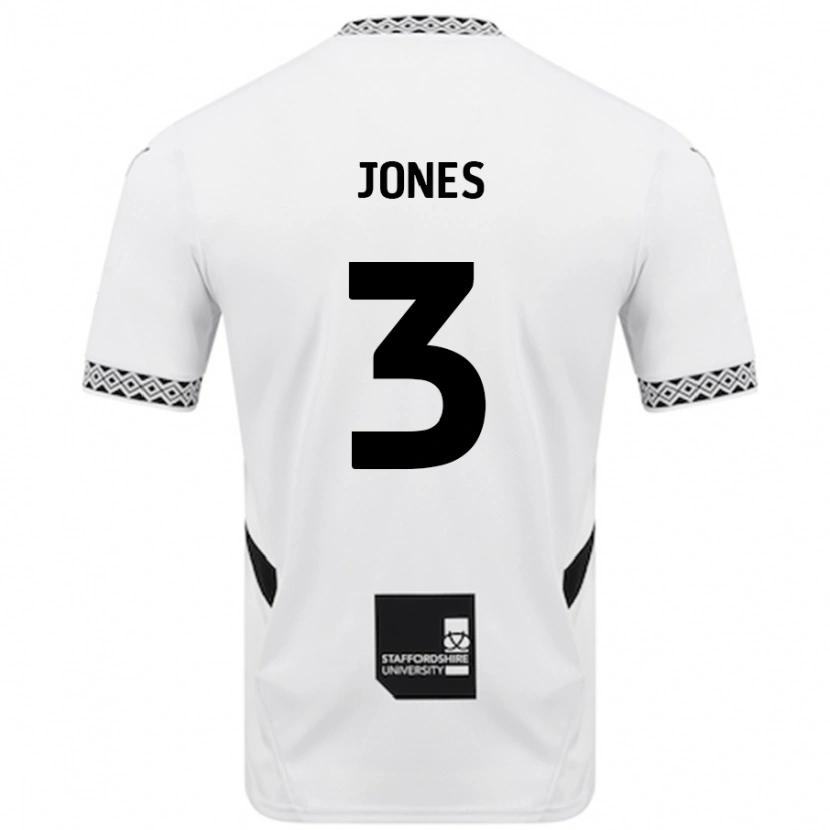 Danxen Heren Dan Jones #3 Wit Thuisshirt Thuistenue 2024/25 T-Shirt