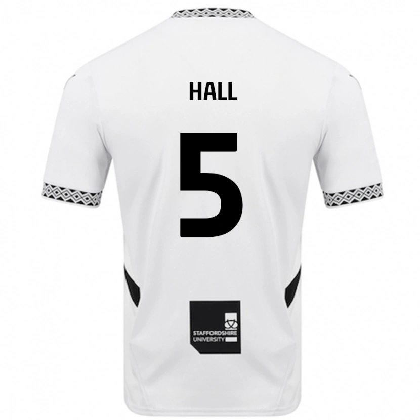 Danxen Heren Connor Hall #5 Wit Thuisshirt Thuistenue 2024/25 T-Shirt