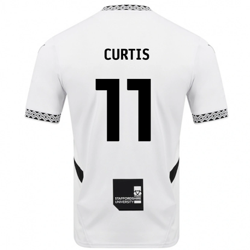 Danxen Heren Ronan Curtis #11 Wit Thuisshirt Thuistenue 2024/25 T-Shirt