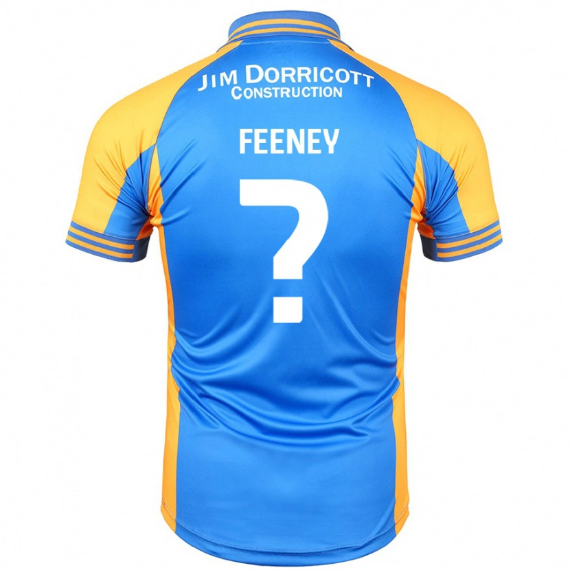 Danxen Heren Josh Feeney #0 Blauw Amber Thuisshirt Thuistenue 2024/25 T-Shirt