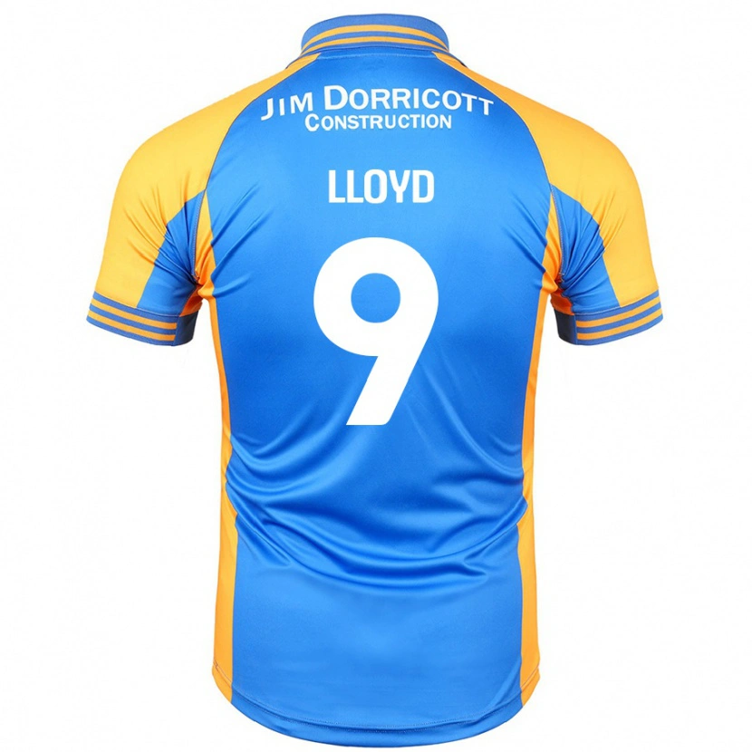 Danxen Heren George Lloyd #9 Blauw Amber Thuisshirt Thuistenue 2024/25 T-Shirt