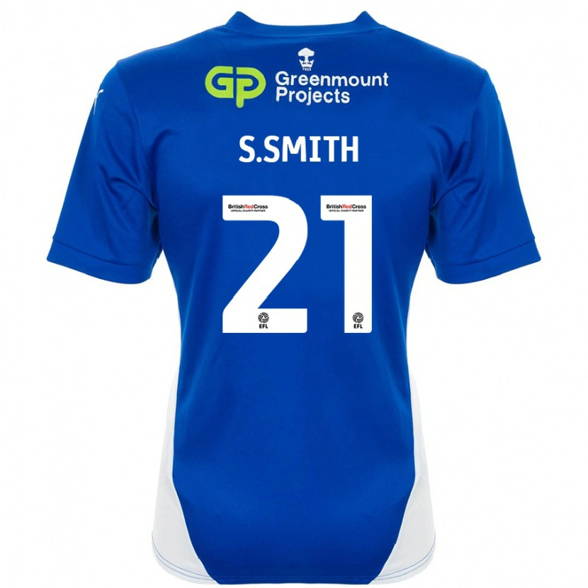 Danxen Heren Scott Smith #21 Blauw Wit Thuisshirt Thuistenue 2024/25 T-Shirt