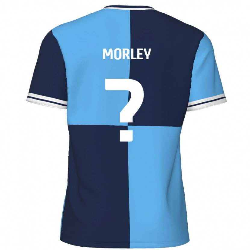 Danxen Heren Aaron Morley #0 Hemelsblauw Donkerblauw Thuisshirt Thuistenue 2024/25 T-Shirt