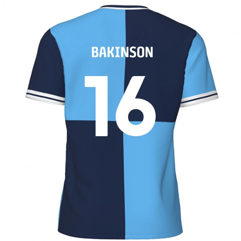 Danxen Heren Tyreeq Bakinson #16 Hemelsblauw Donkerblauw Thuisshirt Thuistenue 2024/25 T-Shirt