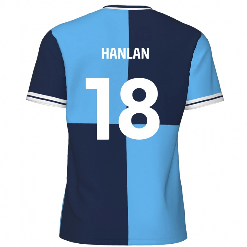 Danxen Heren Brandon Hanlan #18 Hemelsblauw Donkerblauw Thuisshirt Thuistenue 2024/25 T-Shirt