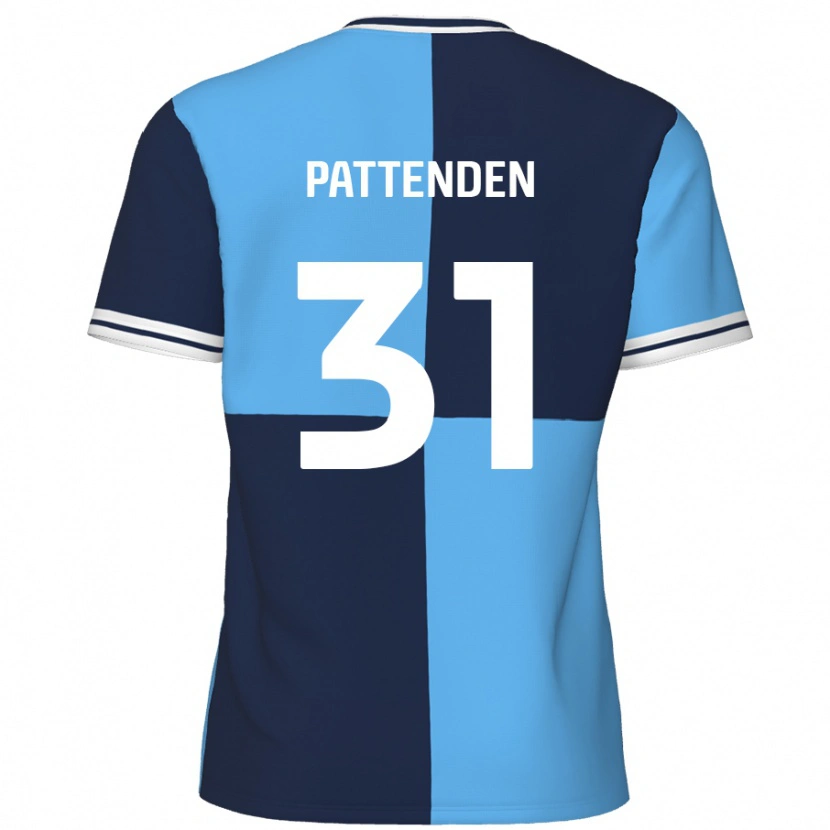 Danxen Heren Jasper Pattenden #31 Hemelsblauw Donkerblauw Thuisshirt Thuistenue 2024/25 T-Shirt