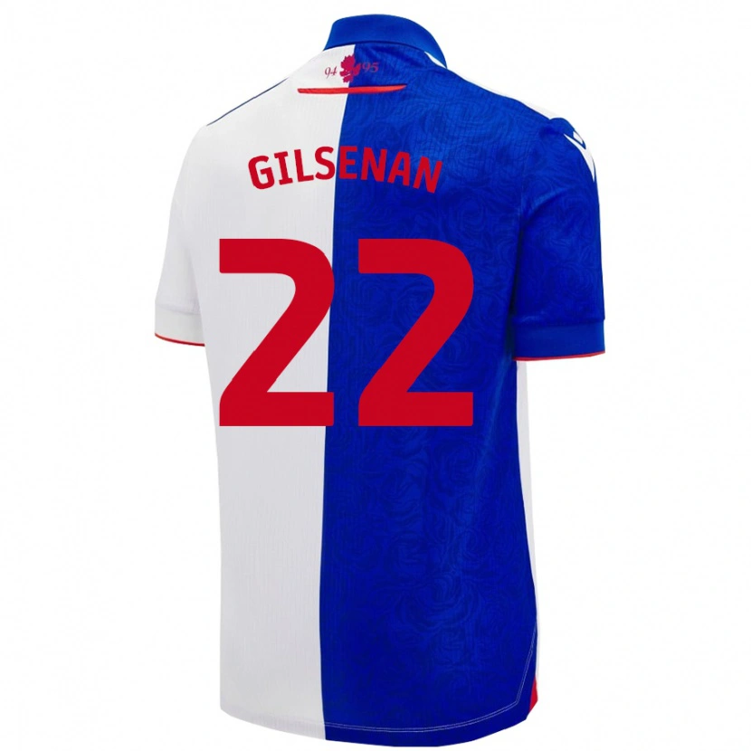 Danxen Heren Zak Gilsenan #22 Hemelsblauw Wit Thuisshirt Thuistenue 2024/25 T-Shirt