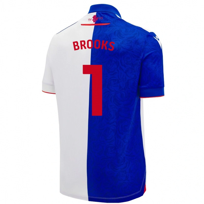 Danxen Heren Alexandra Brooks #1 Hemelsblauw Wit Thuisshirt Thuistenue 2024/25 T-Shirt