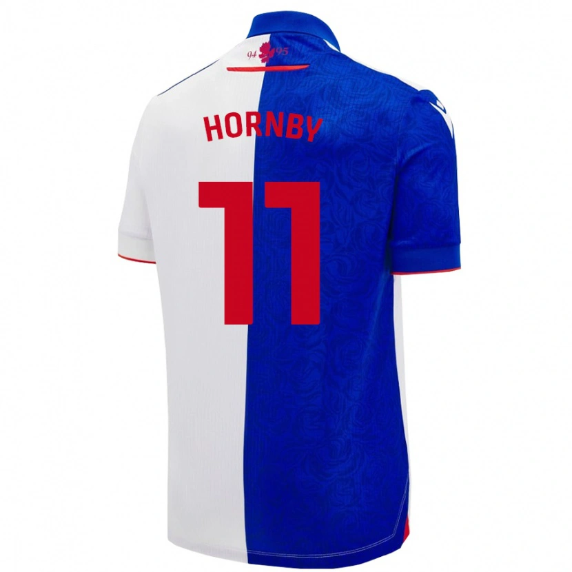 Danxen Heren Megan Hornby #11 Hemelsblauw Wit Thuisshirt Thuistenue 2024/25 T-Shirt