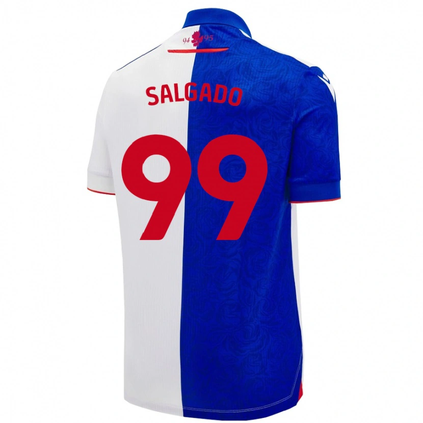 Danxen Heren Shanell Salgado #99 Hemelsblauw Wit Thuisshirt Thuistenue 2024/25 T-Shirt