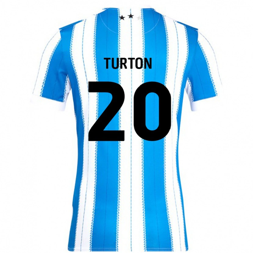 Danxen Heren Ollie Turton #20 Blauw Wit Thuisshirt Thuistenue 2024/25 T-Shirt