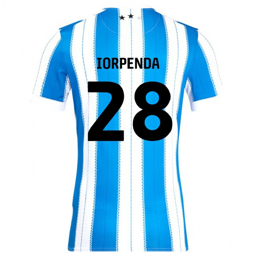 Danxen Heren Tom Iorpenda #28 Blauw Wit Thuisshirt Thuistenue 2024/25 T-Shirt