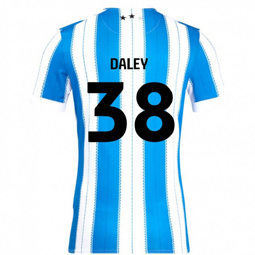 Danxen Heren Luke Daley #38 Blauw Wit Thuisshirt Thuistenue 2024/25 T-Shirt