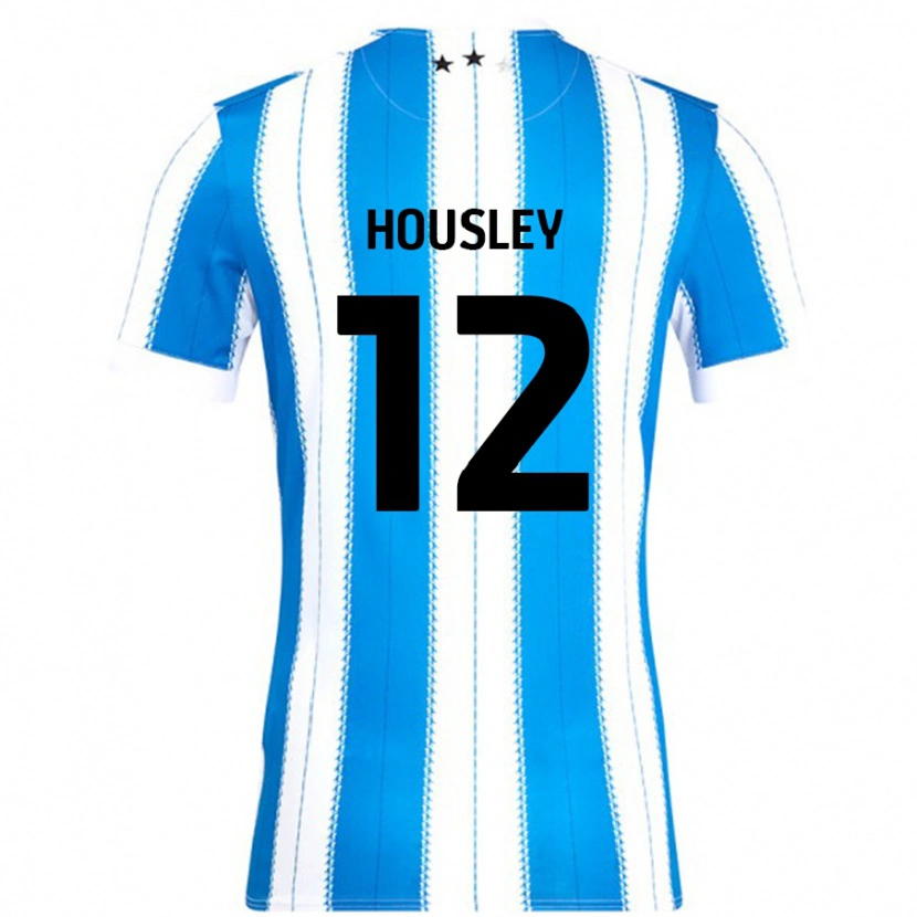 Danxen Heren Autumn Housley #12 Blauw Wit Thuisshirt Thuistenue 2024/25 T-Shirt