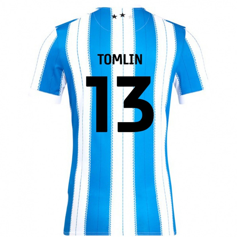 Danxen Heren Phoebe Tomlin #13 Blauw Wit Thuisshirt Thuistenue 2024/25 T-Shirt