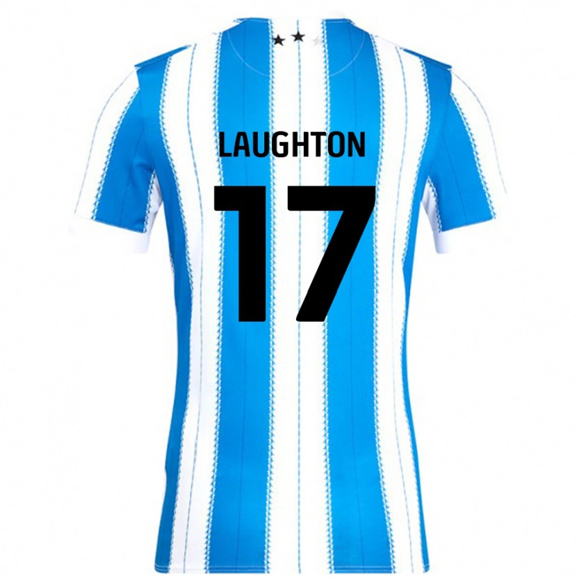 Danxen Heren Zoe Laughton #17 Blauw Wit Thuisshirt Thuistenue 2024/25 T-Shirt